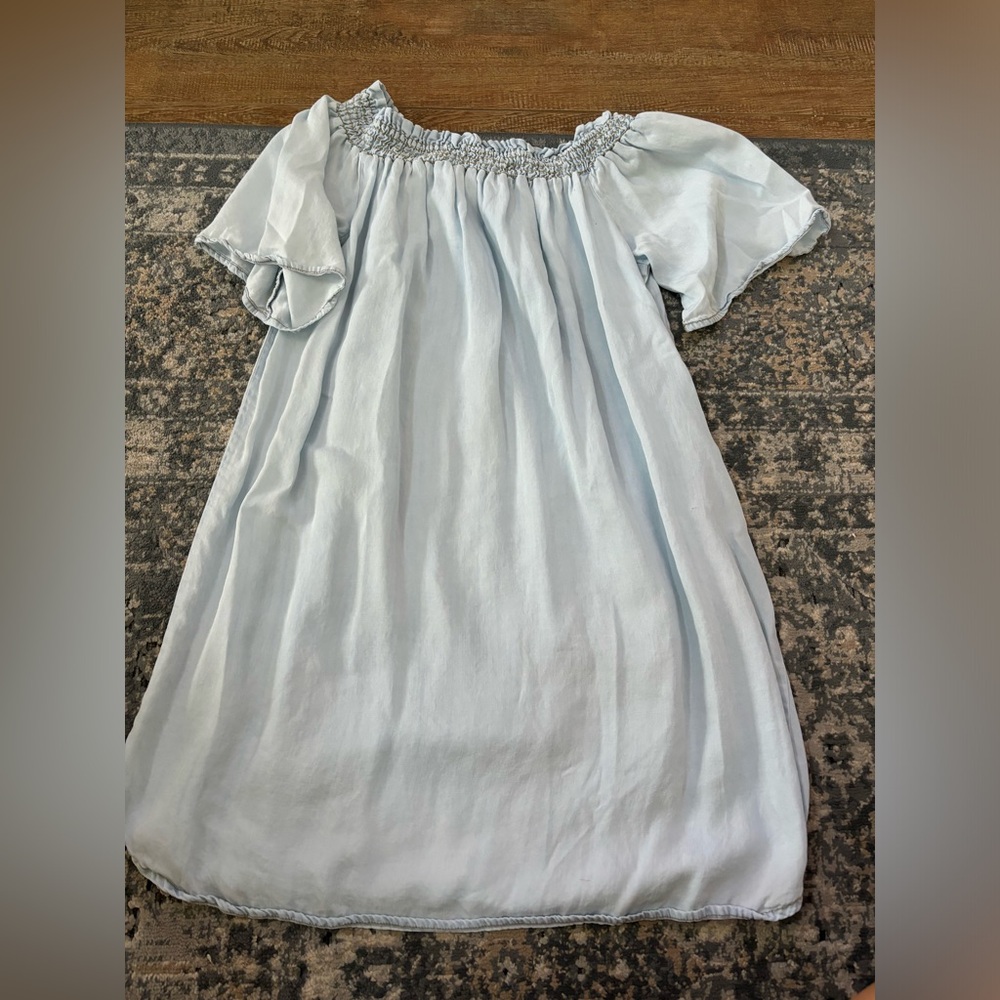 Off shoulder Glam Jean dress